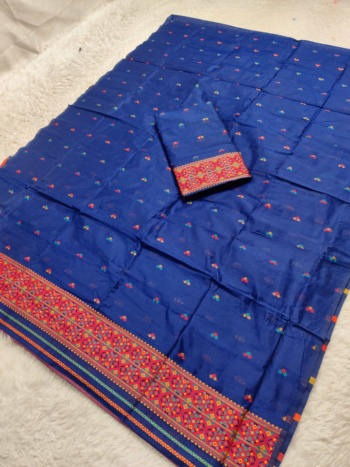 Weaving -Multi-Dhaga Work AC Cotton* Mekhela Sador