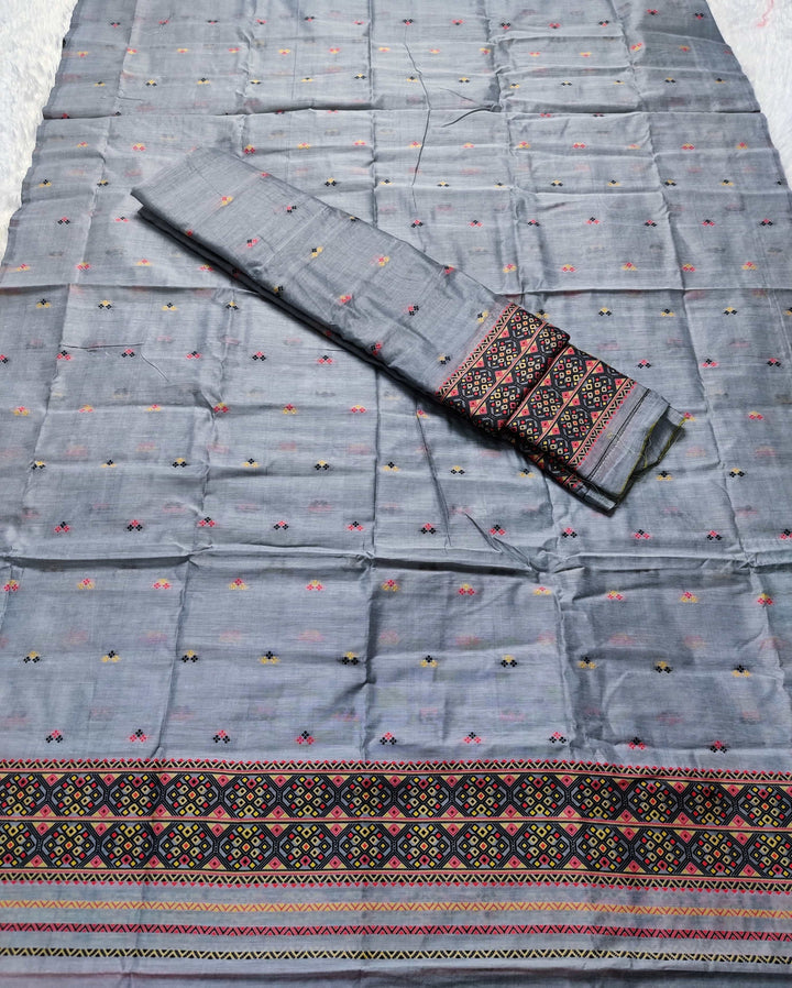 Weaving -Multi-Dhaga Work AC Cotton* Mekhela Sador