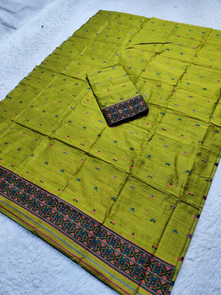 Weaving -Multi-Dhaga Work AC Cotton* Mekhela Sador
