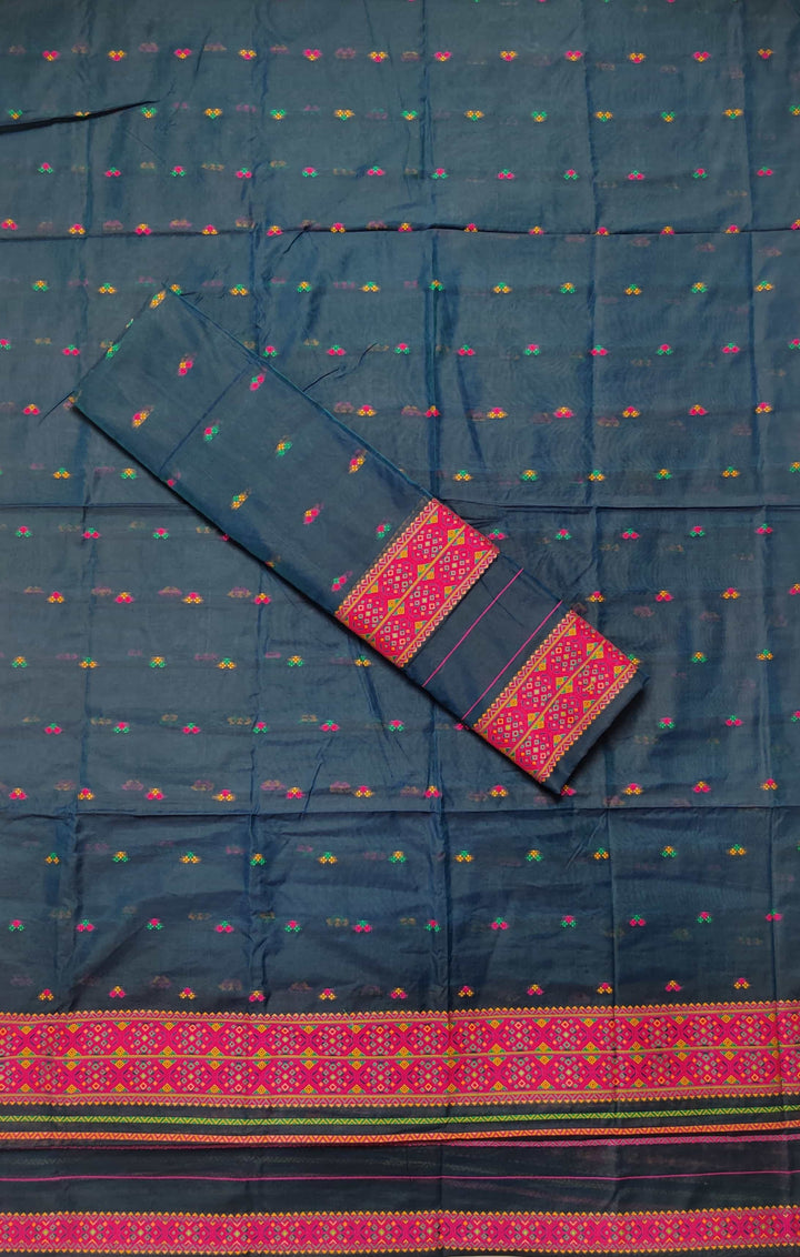 Weaving -Multi-Dhaga Work AC Cotton* Mekhela Sador