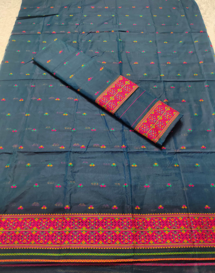 Weaving -Multi-Dhaga Work AC Cotton* Mekhela Sador