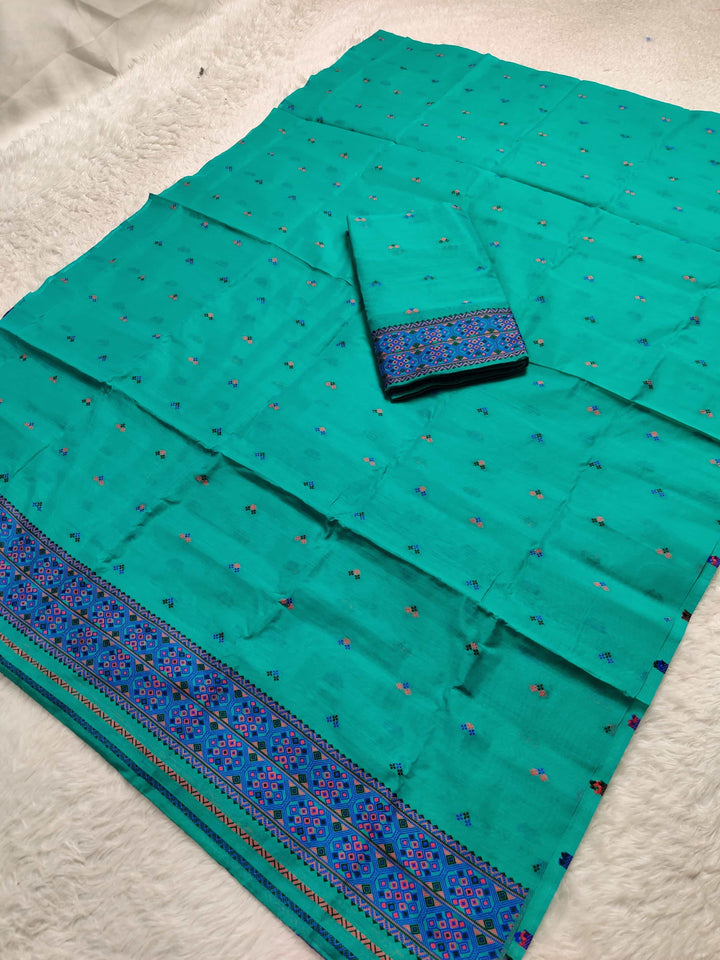 Weaving -Multi-Dhaga Work AC Cotton* Mekhela Sador