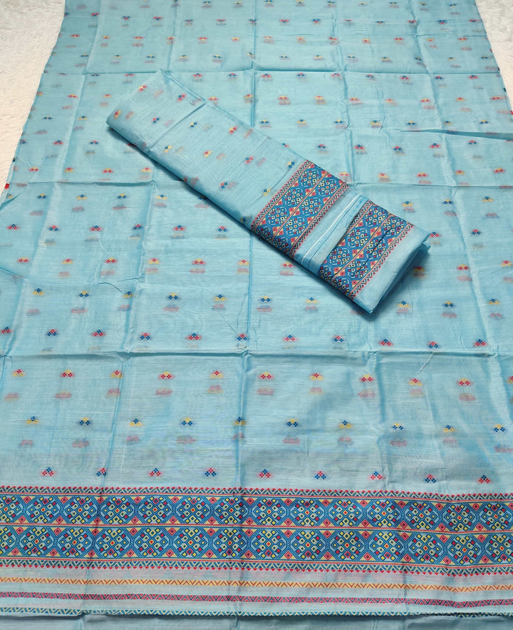 Weaving -Multi-Dhaga Work AC Cotton* Mekhela Sador