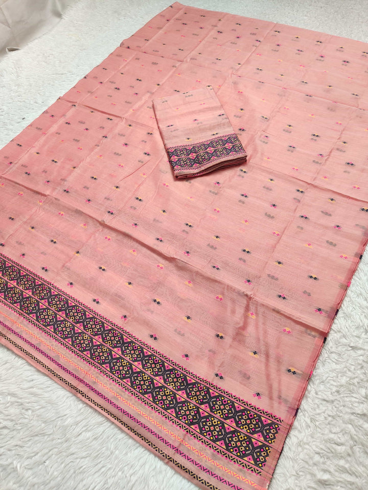 Weaving -Multi-Dhaga Work AC Cotton* Mekhela Sador
