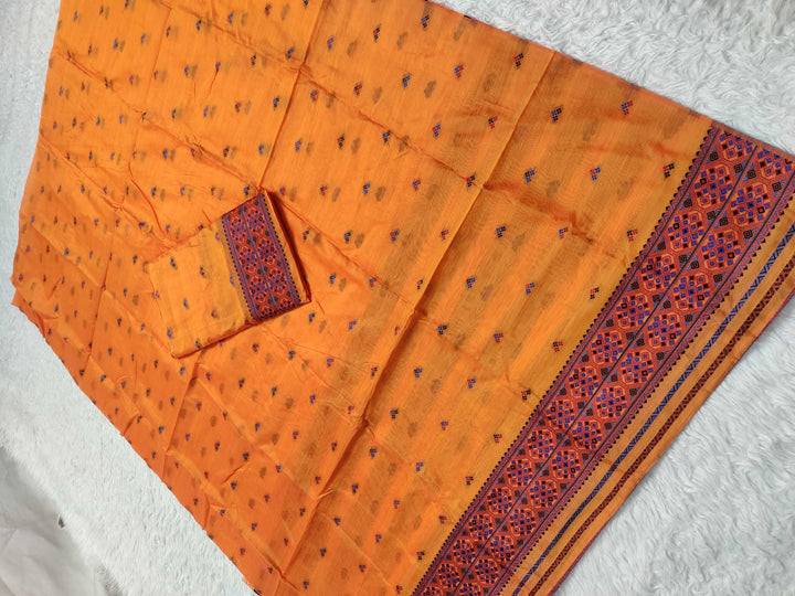 Weaving -Multi-Dhaga Work AC Cotton* Mekhela Sador