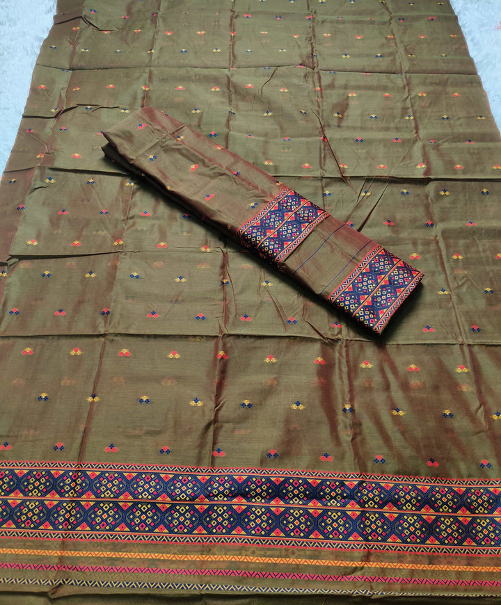 Weaving -Multi-Dhaga Work AC Cotton* Mekhela Sador