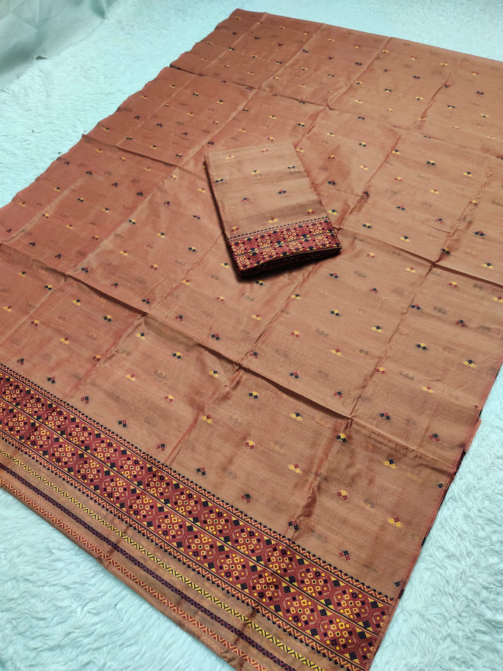Weaving -Multi-Dhaga Work AC Cotton* Mekhela Sador