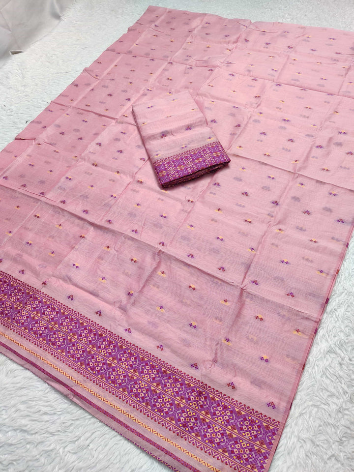 Weaving -Multi-Dhaga Work AC Cotton* Mekhela Sador