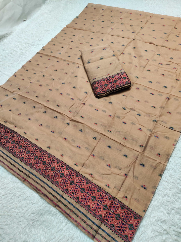 Weaving -Multi-Dhaga Work AC Cotton* Mekhela Sador