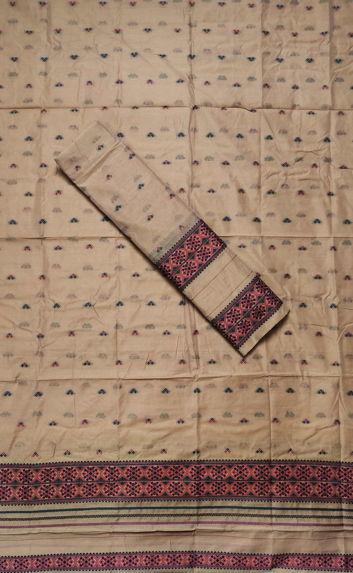 Weaving -Multi-Dhaga Work AC Cotton* Mekhela Sador