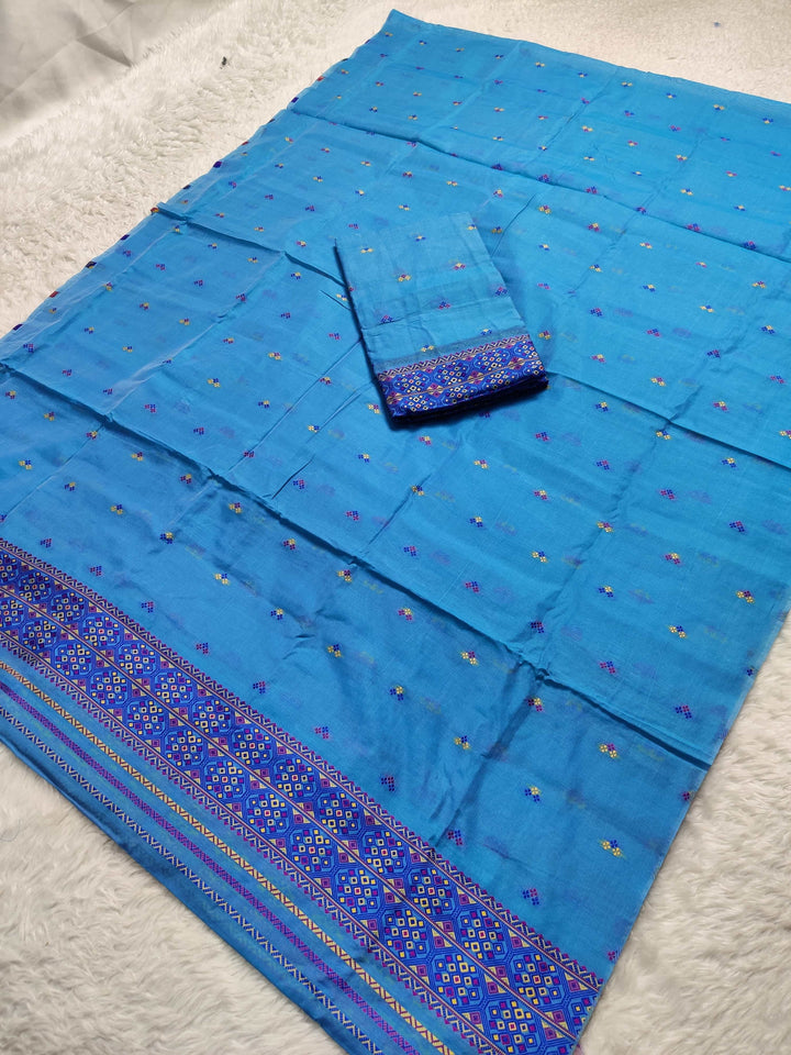 Weaving -Multi-Dhaga Work AC Cotton* Mekhela Sador