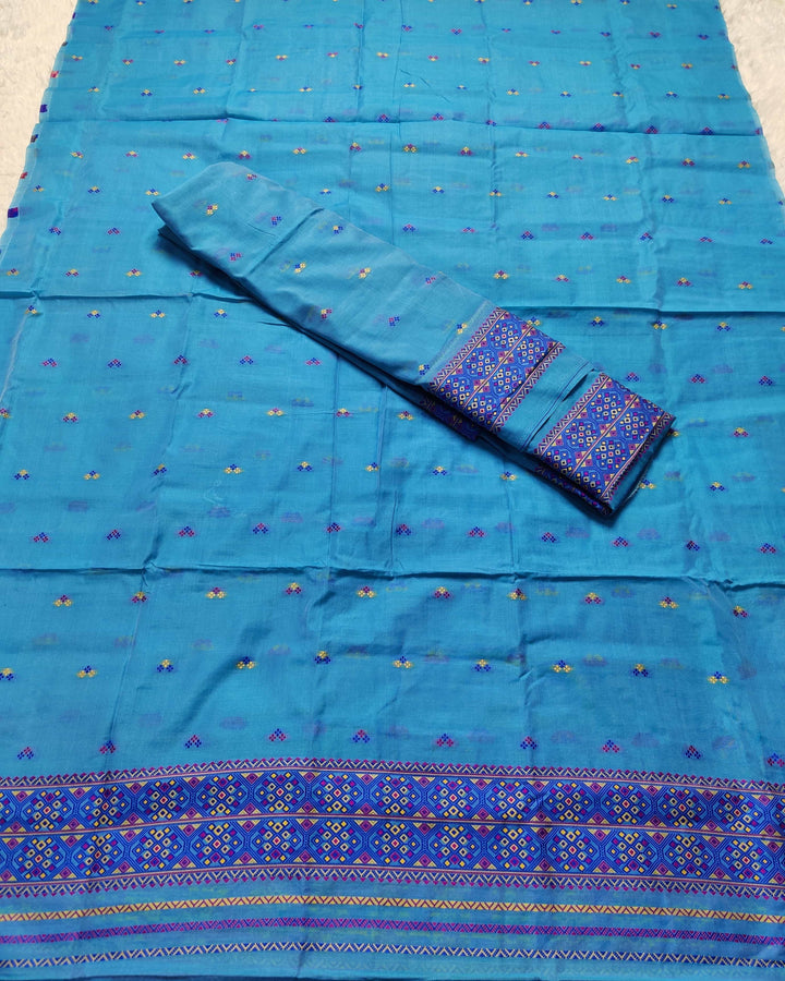 Weaving -Multi-Dhaga Work AC Cotton* Mekhela Sador