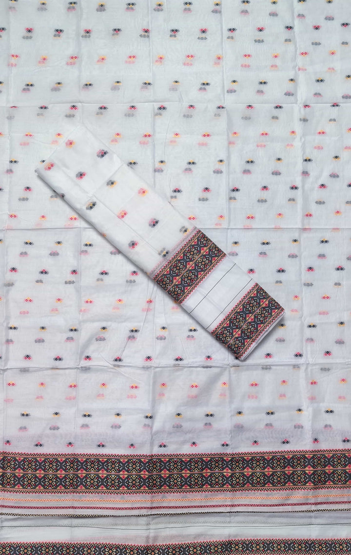 Weaving -Multi-Dhaga Work AC Cotton* Mekhela Sador