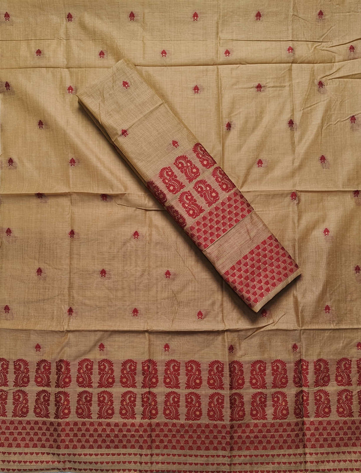 Dhaga Weaving Work Premium Cotton* Mekhela Sador