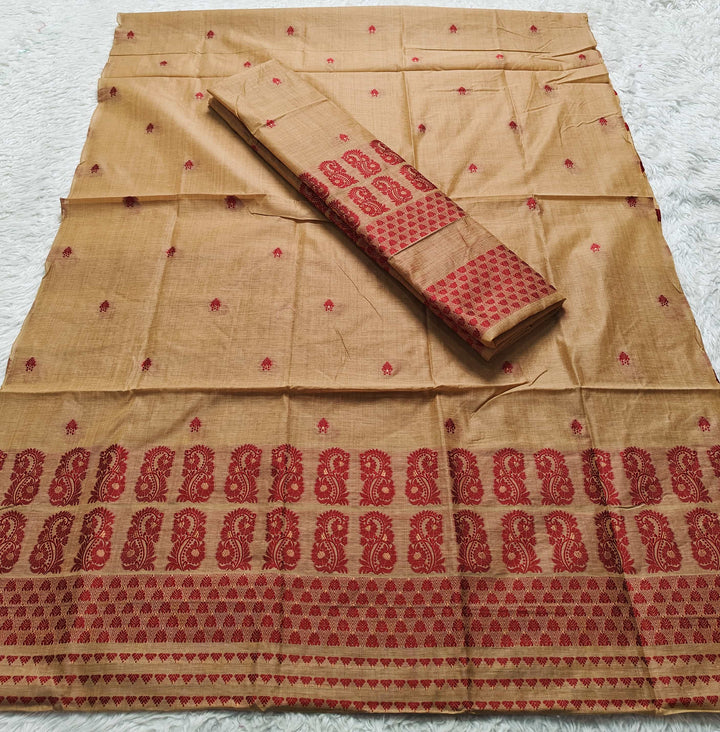 Dhaga Weaving Work Premium Cotton* Mekhela Sador