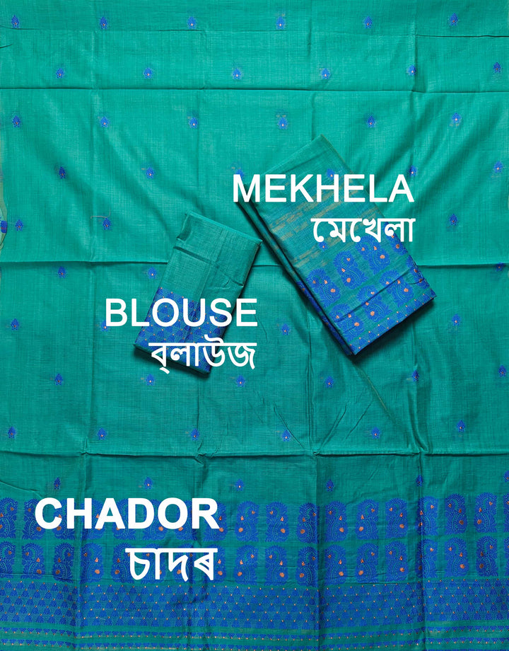 Dhaga Weaving Work Premium Cotton* Mekhela Sador