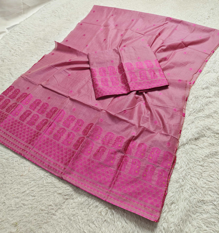 Dhaga Weaving Work Premium Cotton* Mekhela Sador