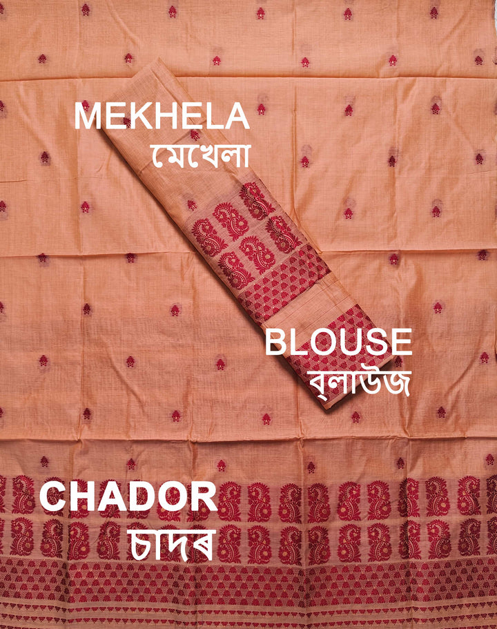 Dhaga Weaving Work Premium Cotton* Mekhela Sador