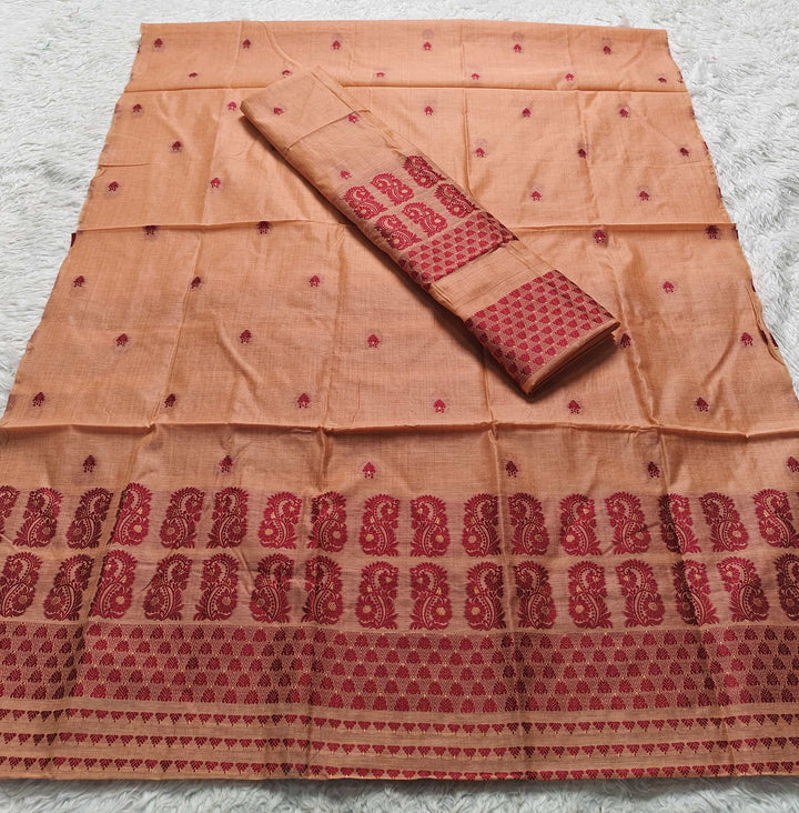 Dhaga Weaving Work Premium Cotton* Mekhela Sador