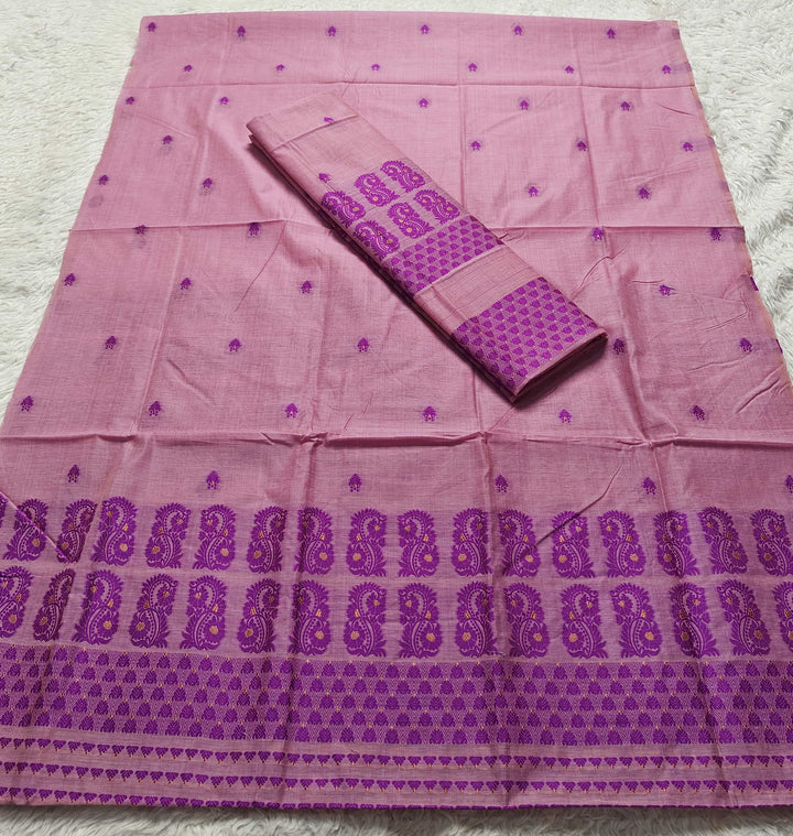 Dhaga Weaving Work Premium Cotton* Mekhela Sador
