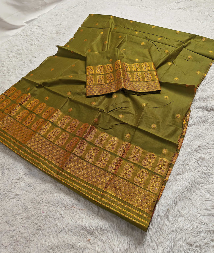 Dhaga Weaving Work Premium Cotton* Mekhela Sador