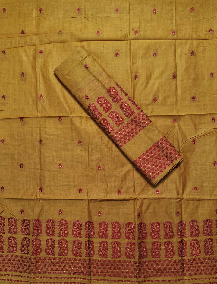 Dhaga Weaving Work Premium Cotton* Mekhela Sador