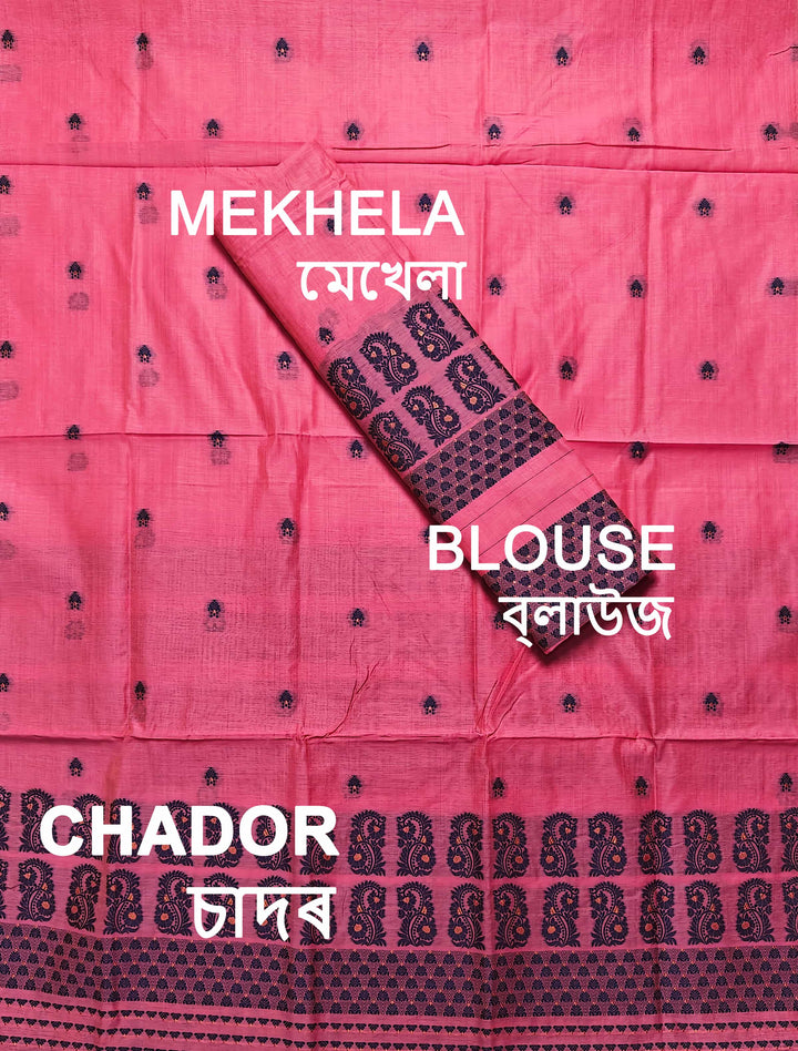 Dhaga Weaving Work Premium Cotton* Mekhela Sador