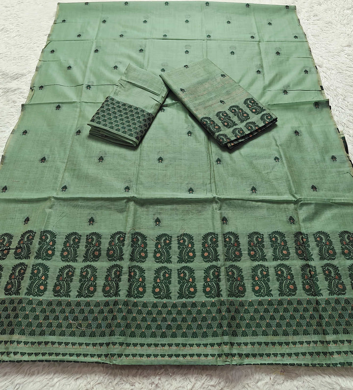 Dhaga Weaving Work Premium Cotton* Mekhela Sador