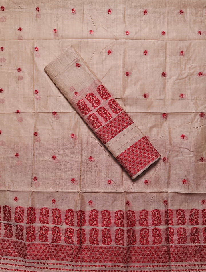Dhaga Weaving Work Premium Cotton* Mekhela Sador