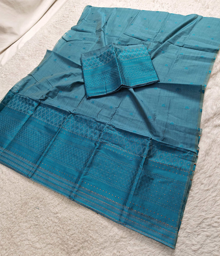 Dhaga & Jari Weaving Work Premium Cotton* Mekhela Sador