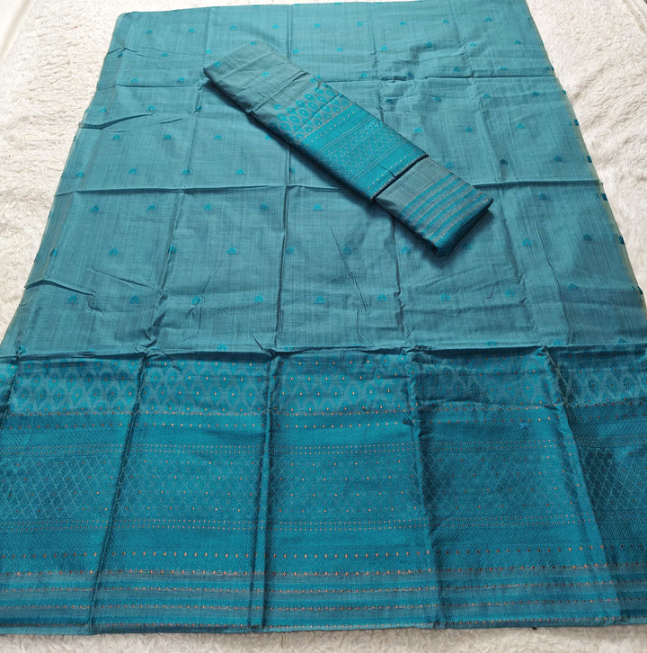 Dhaga & Jari Weaving Work Premium Cotton* Mekhela Sador