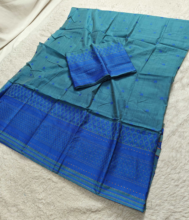 Dhaga & Jari Weaving Work Premium Cotton* Mekhela Sador