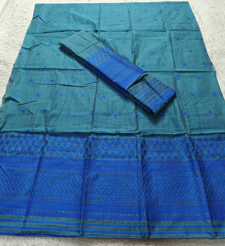 Dhaga & Jari Weaving Work Premium Cotton* Mekhela Sador