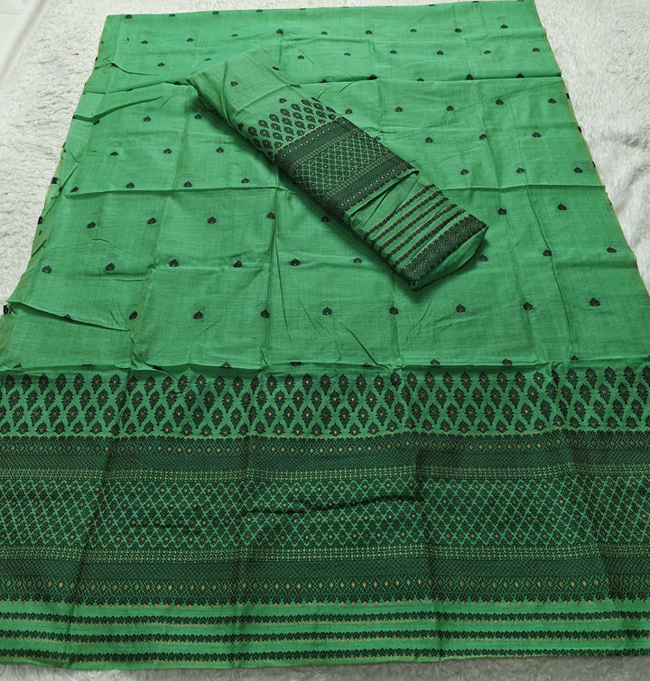 Dhaga & Jari Weaving Work Premium Cotton* Mekhela Sador