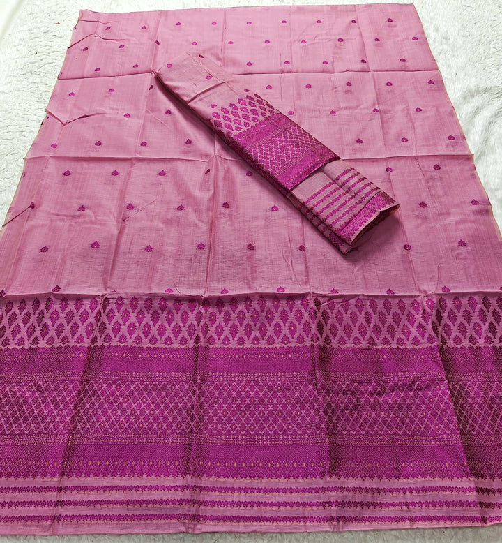 Dhaga & Jari Weaving Work Premium Cotton* Mekhela Sador