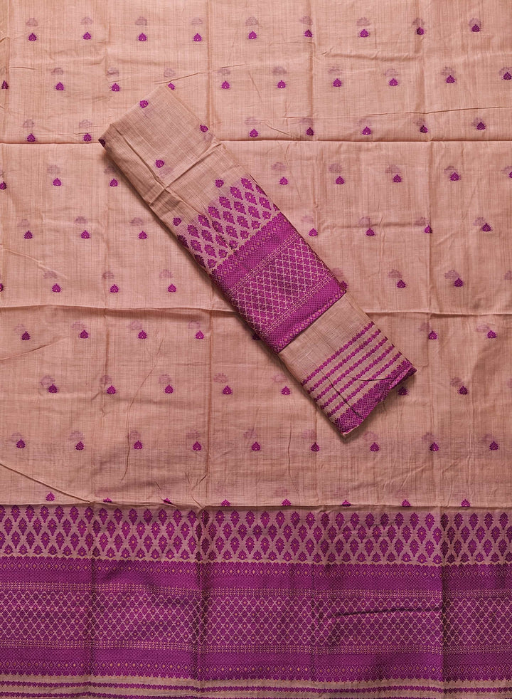 Dhaga & Jari Weaving Work Premium Cotton* Mekhela Sador