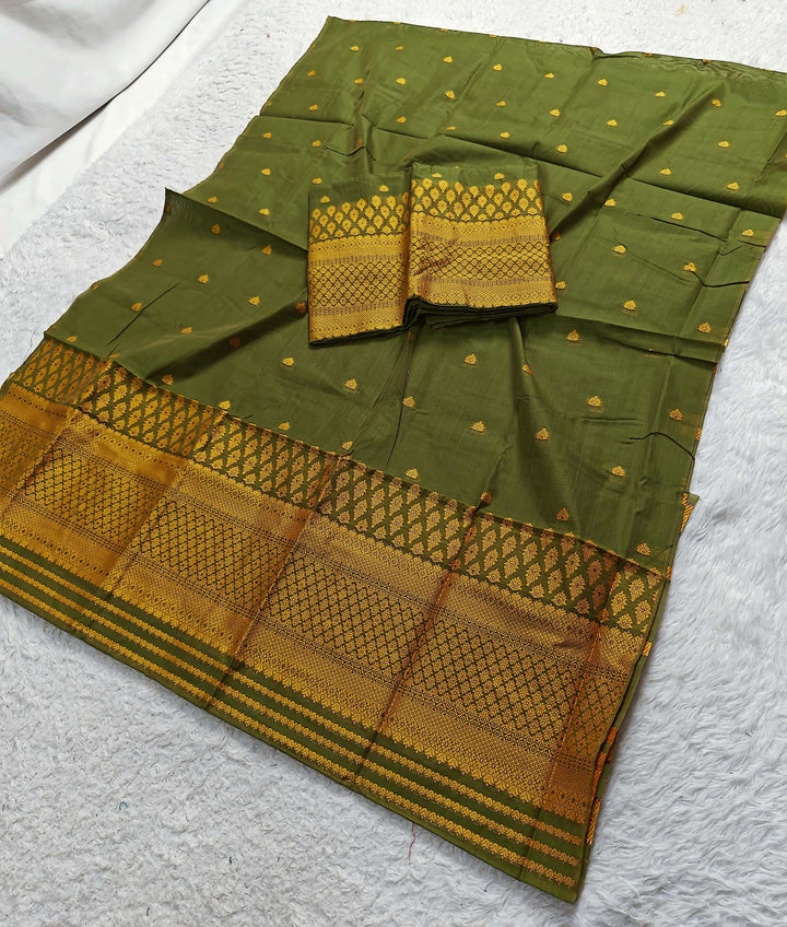 Dhaga & Jari Weaving Work Premium Cotton* Mekhela Sador