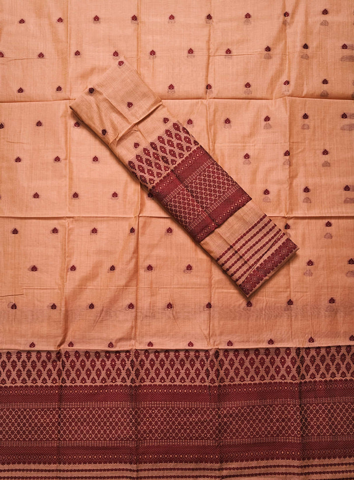Dhaga & Jari Weaving Work Premium Cotton* Mekhela Sador