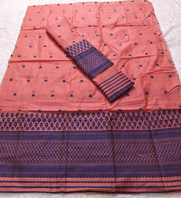 Dhaga & Jari Weaving Work Premium Cotton* Mekhela Sador