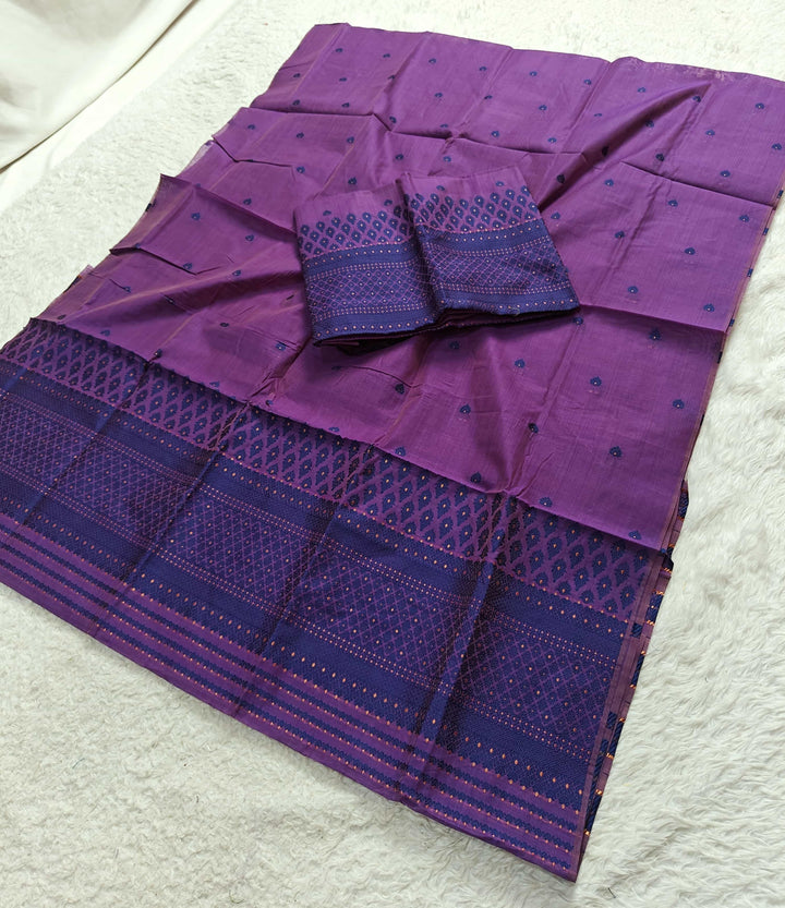 Dhaga & Jari Weaving Work Premium Cotton* Mekhela Sador