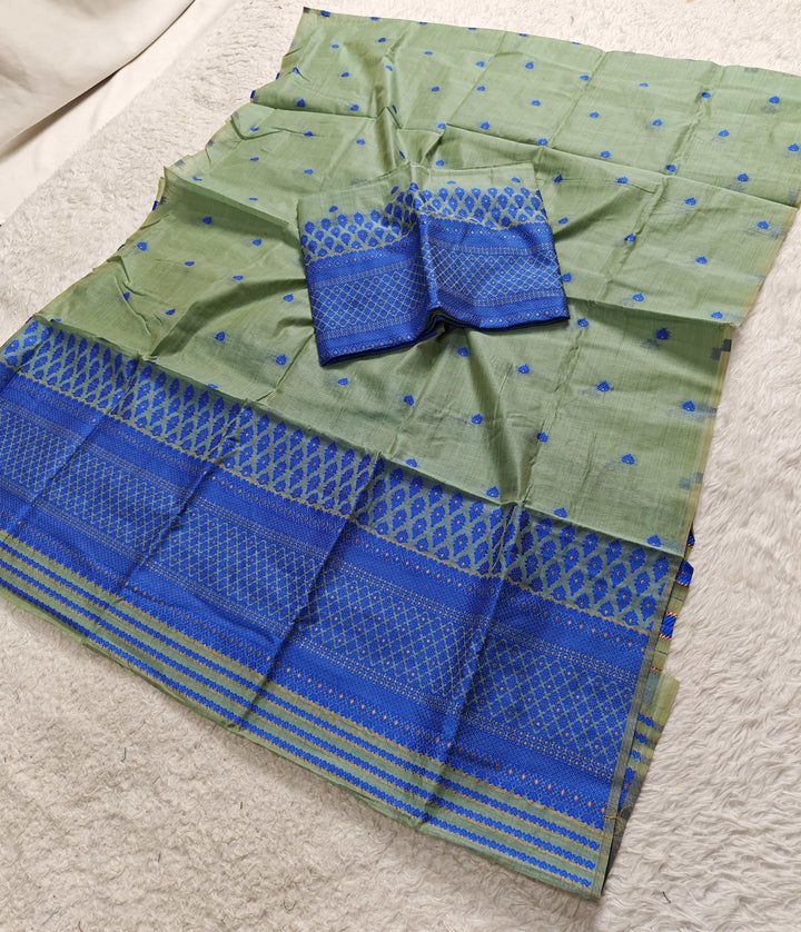 Dhaga & Jari Weaving Work Premium Cotton* Mekhela Sador