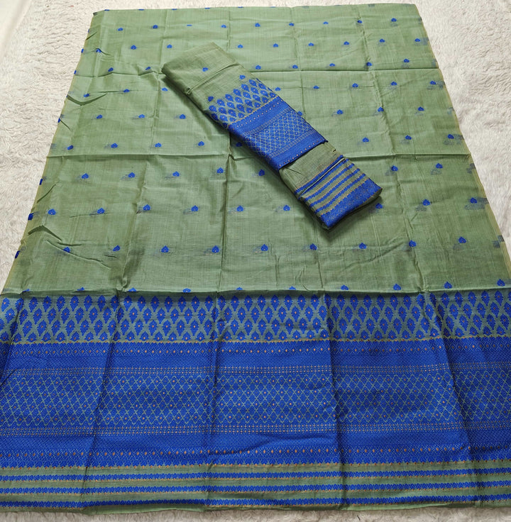 Dhaga & Jari Weaving Work Premium Cotton* Mekhela Sador