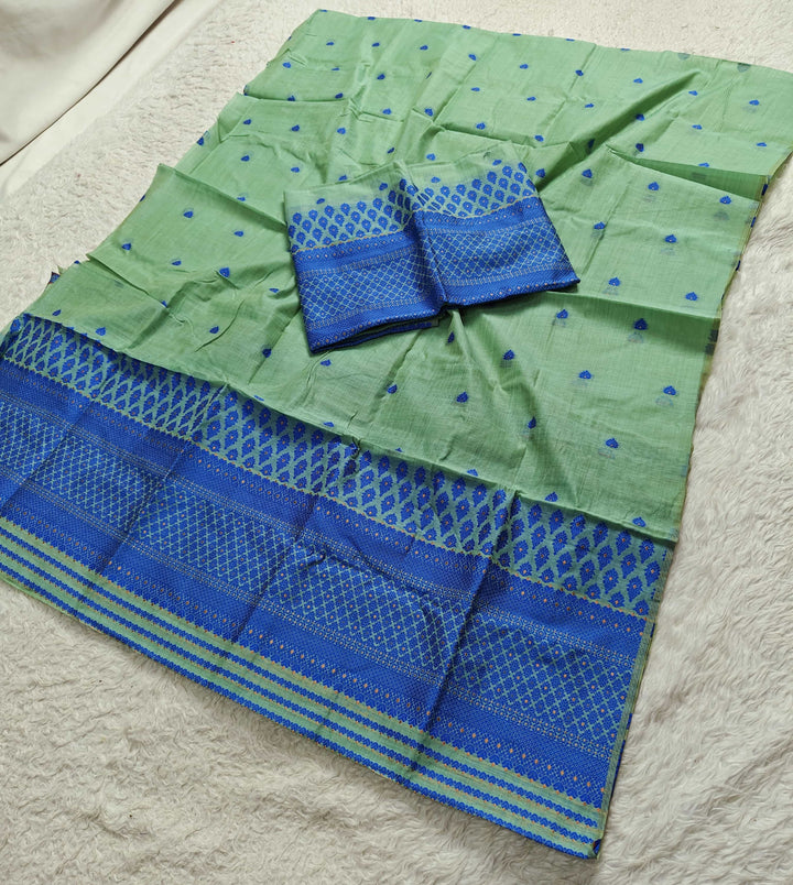 Dhaga & Jari Weaving Work Premium Cotton* Mekhela Sador