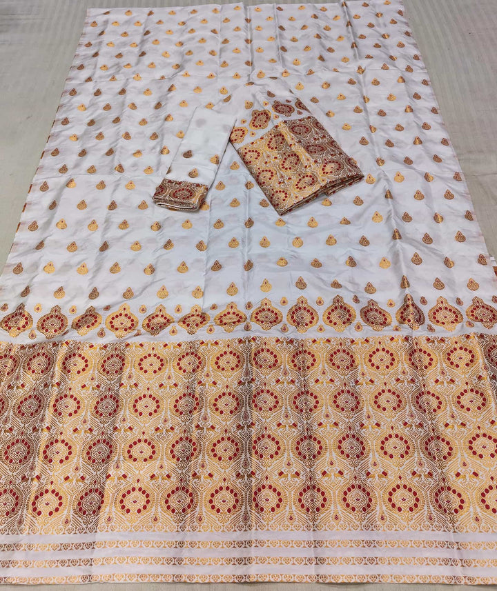 Mix Pat (Semi Pat) Main Set With Riha Mekhela Sador