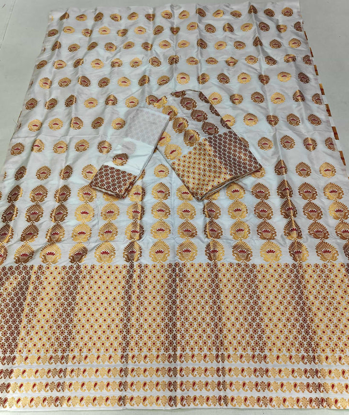 Mix Pat (Semi Pat) Main Set With Riha Mekhela Sador