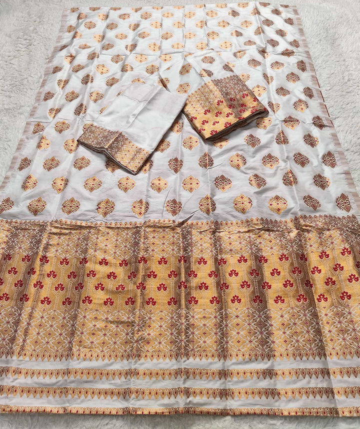 Mix Pat (Semi Pat) Main Set With Riha Mekhela Sador