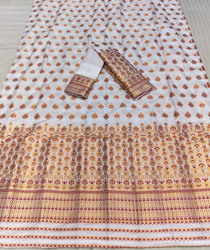 Mix Pat (Semi Pat) Main Set With Riha Mekhela Sador
