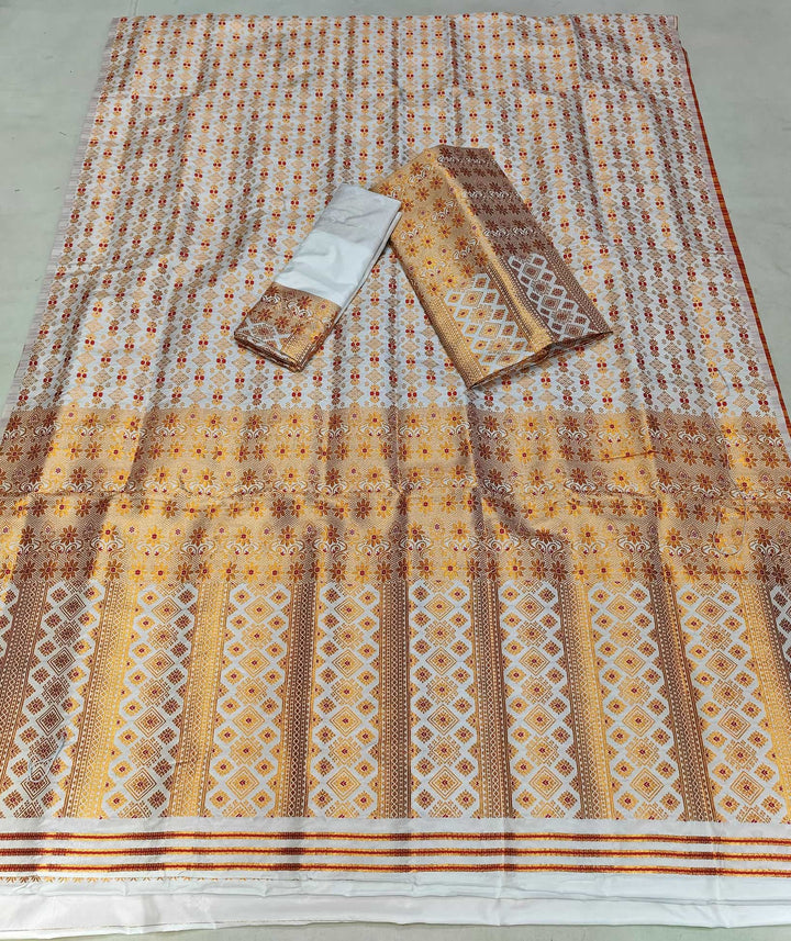 Mix Pat (Semi Pat) Main Set With Riha Mekhela Sador