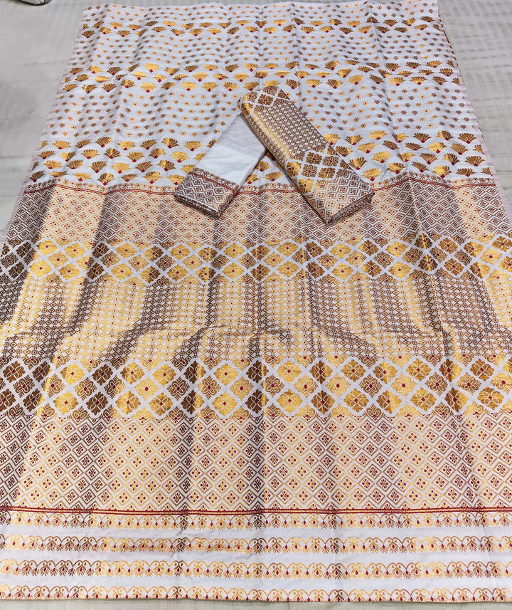 Mix Pat (Semi Pat) Main Set With Riha Mekhela Sador