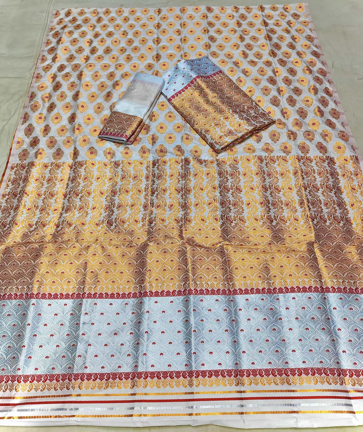 Mix Pat (Semi Pat) Main Set With Riha Mekhela Sador